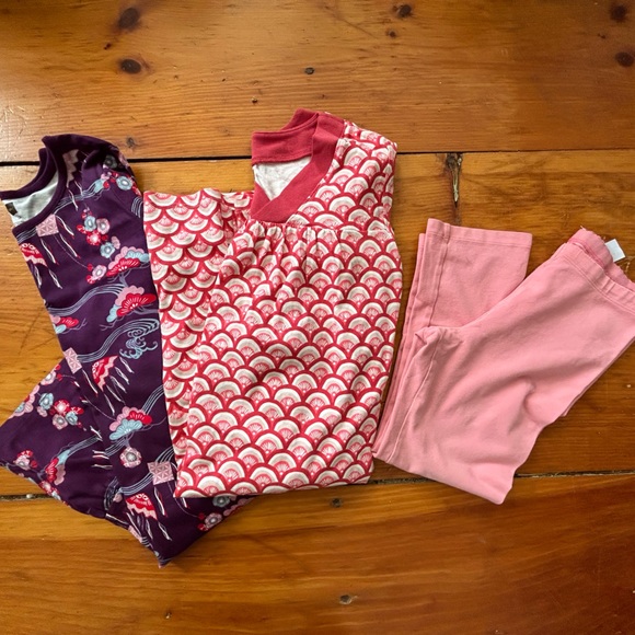 Tea Collection Trapeze dress bundle of two dresses one legging size 12 - Picture 3 of 7